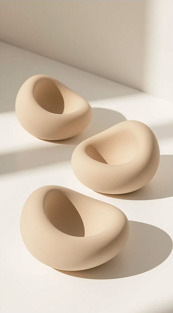 modern clay photo holders