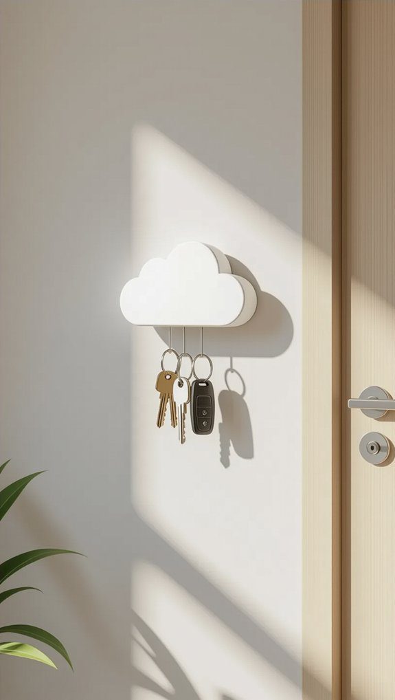 modern minimalist key organization