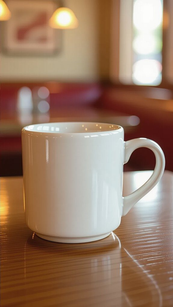 nostalgic diner mug charm