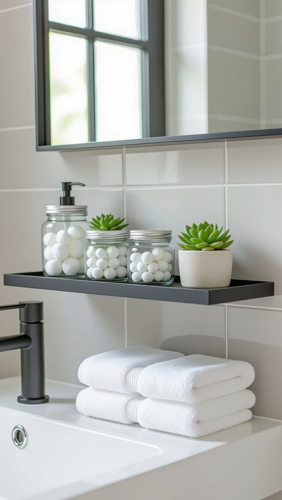 organized bathroom storage solutions