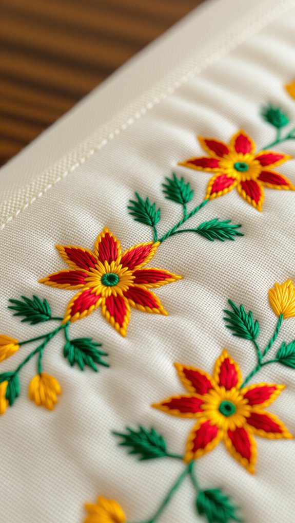personalized embroidered home decor