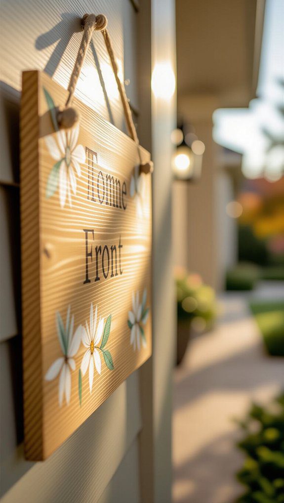 personalized family home signs