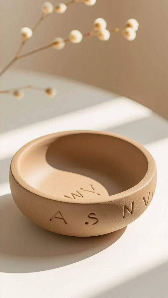 personalized handmade clay ashtrays