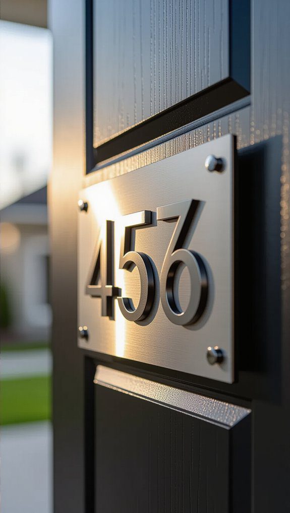 personalized house number plaques