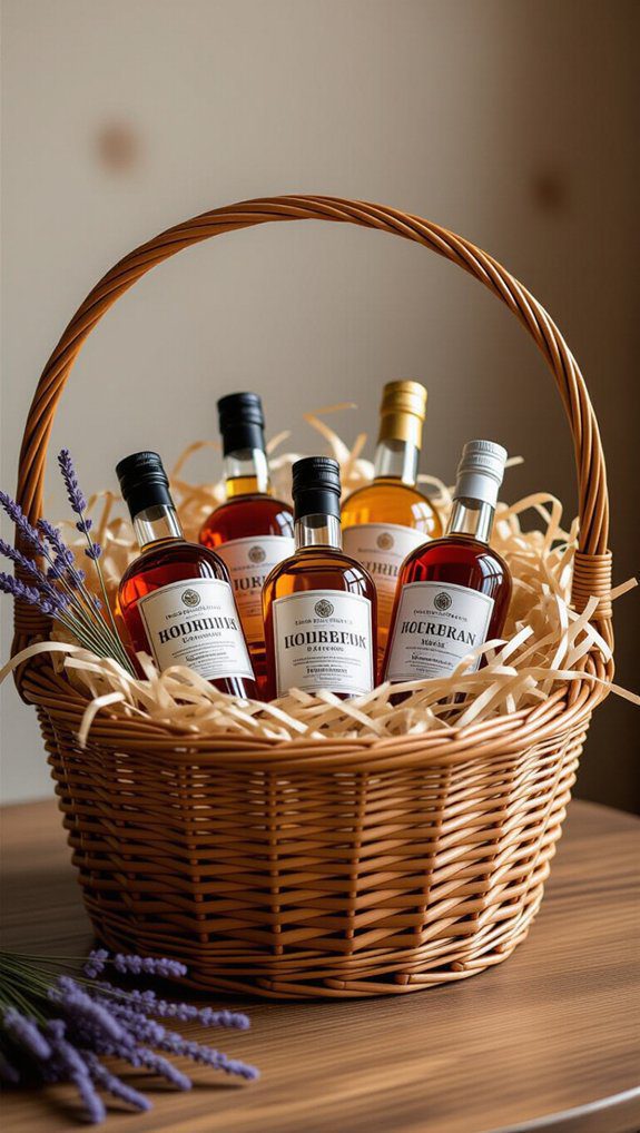 personalized liquor gift basket