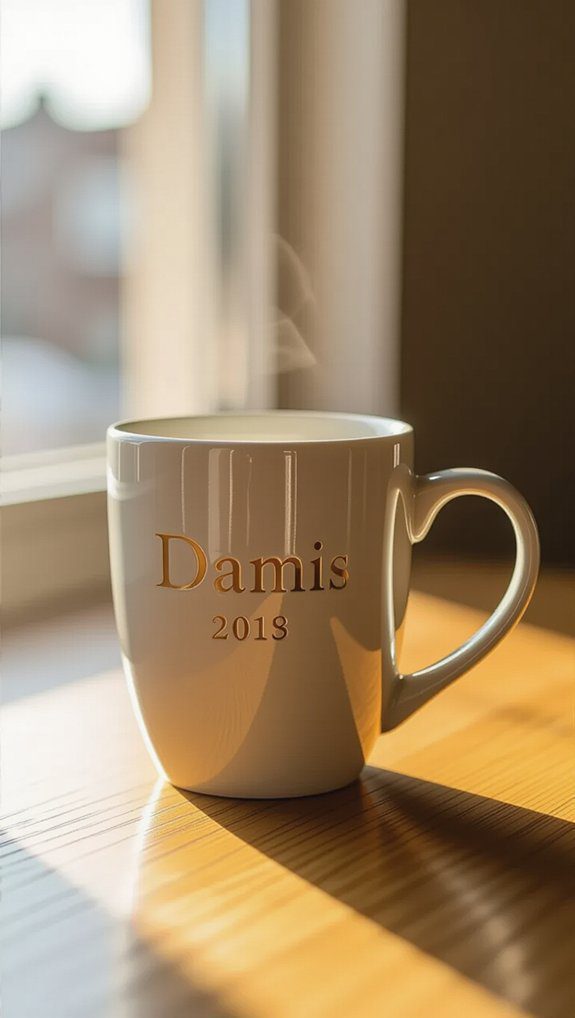 personalized mugs for milestones