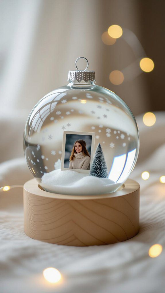 photo snow globe project