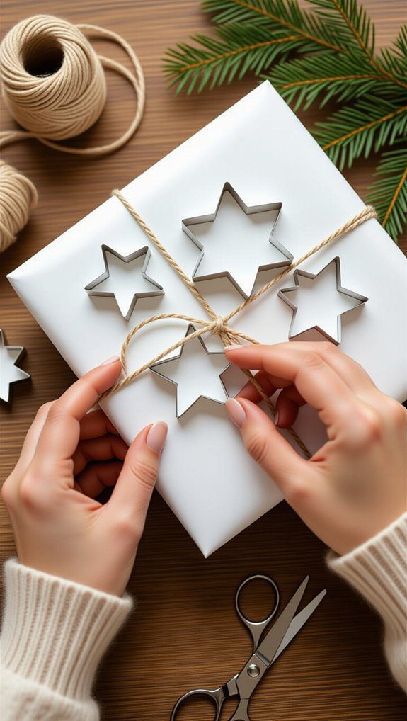 playful cookie cutter wrapping