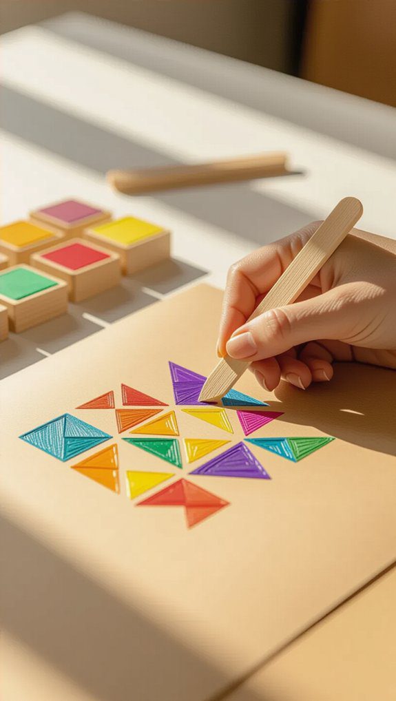 popsicle stick custom stamps