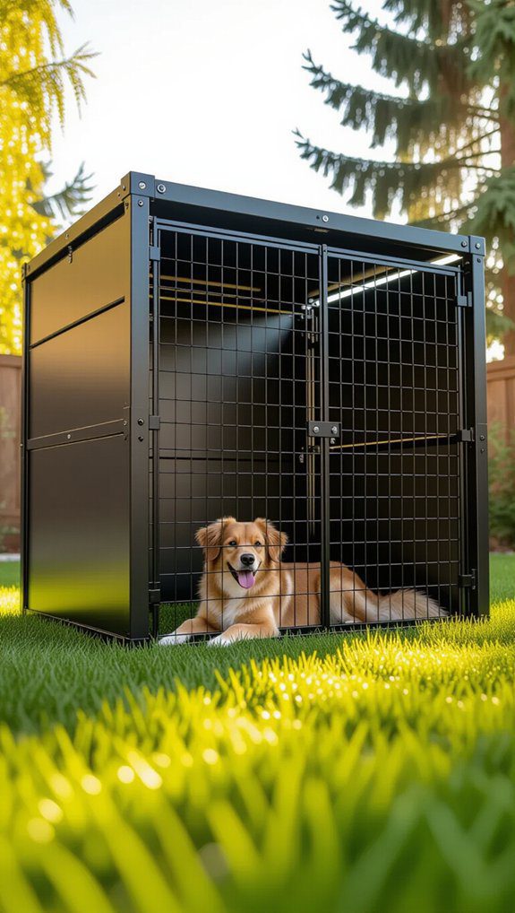 portable flexible dog run