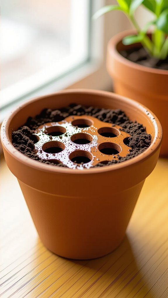 proper drainage for containers