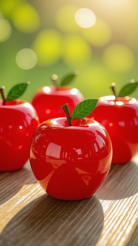 recycled bottle apple craft