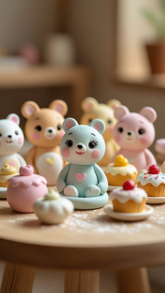 sculpting adorable kawaii figurines
