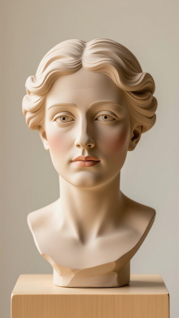 sculpting realistic portrait busts