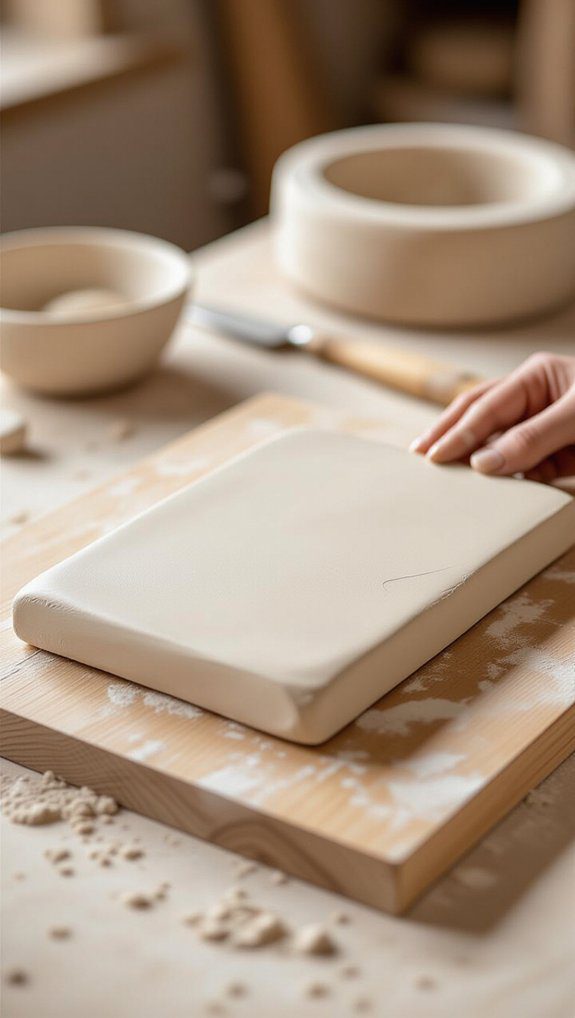 slab construction mug technique