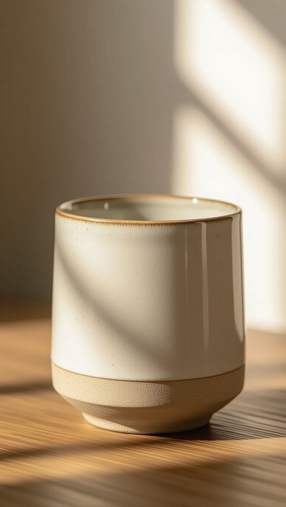 sturdy wide base mug