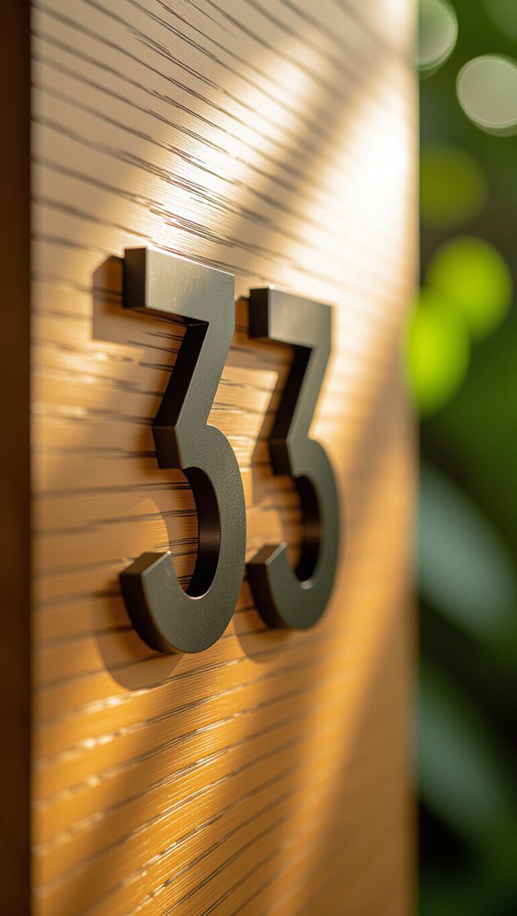 stylish durable house numbers
