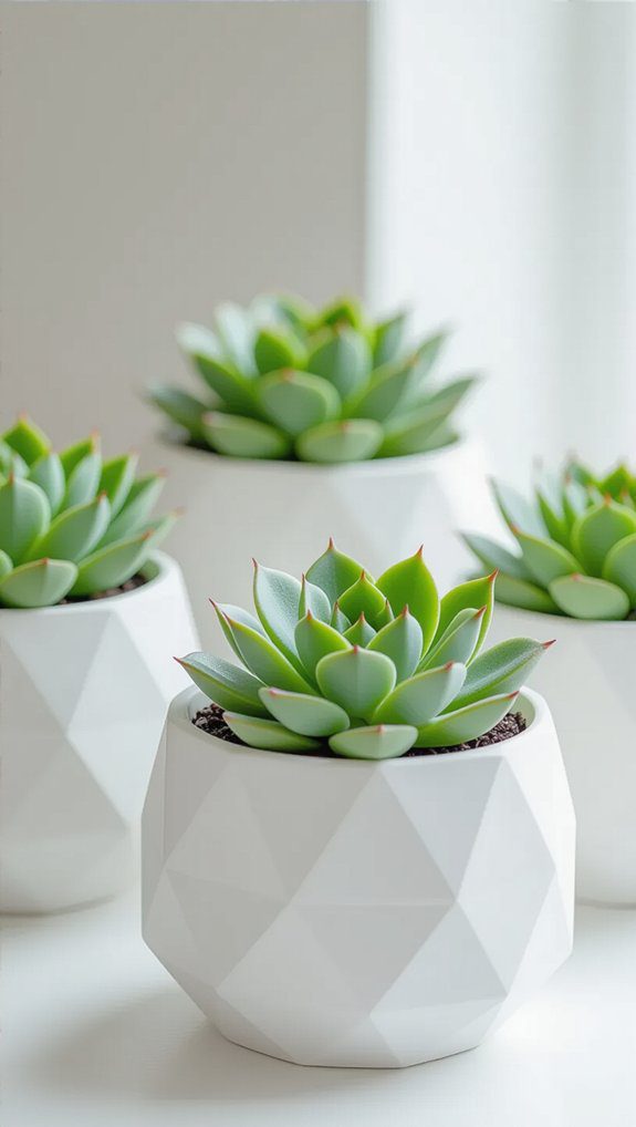 stylish eco friendly succulent planters