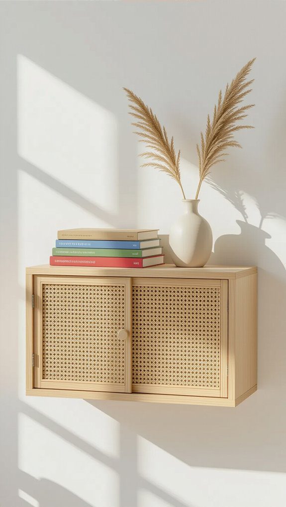 stylish floating shelf design