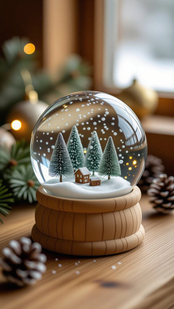unique themed snow globes