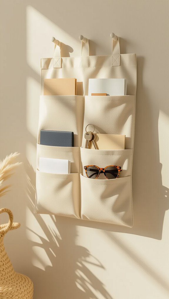 vertical storage for organization