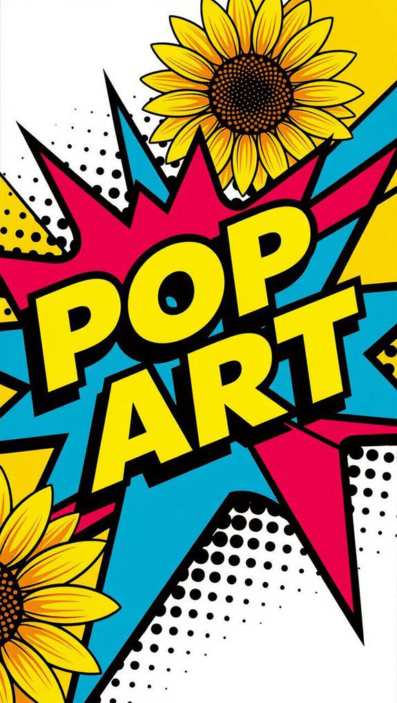 vibrant playful pop art