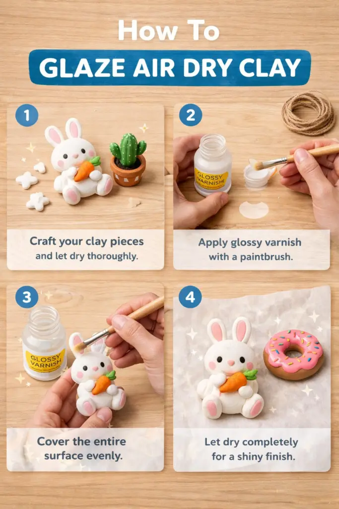 How To Glaze Air Dry Clay