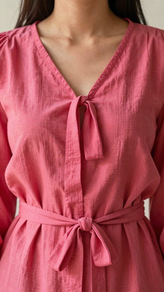 adjustable styling with ties