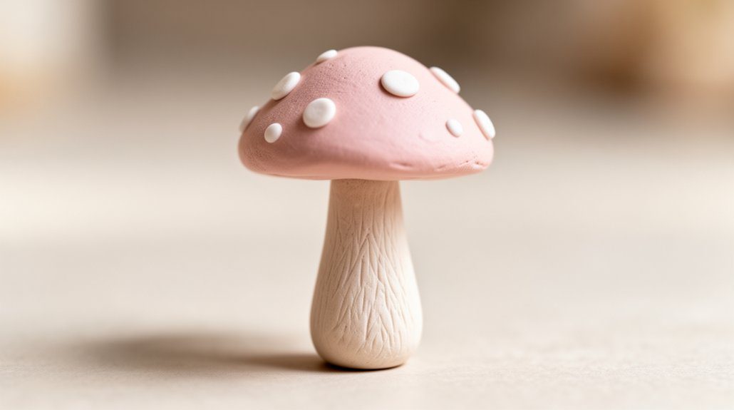 adorable mushroom charm creation