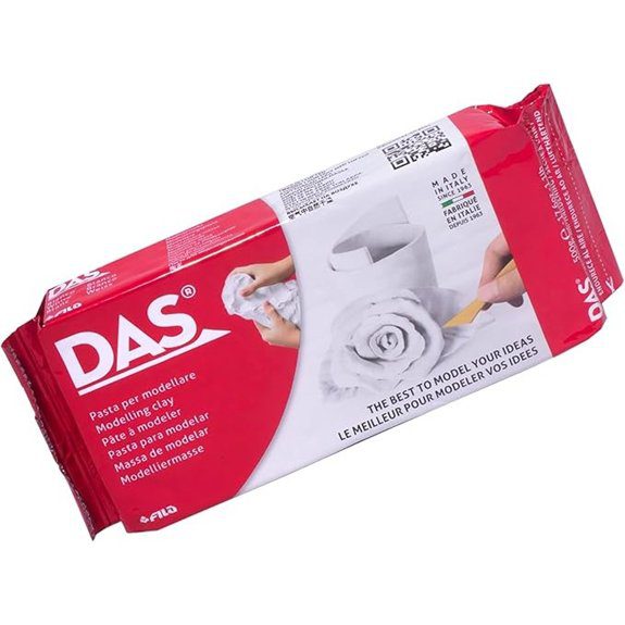 air hardening white clay