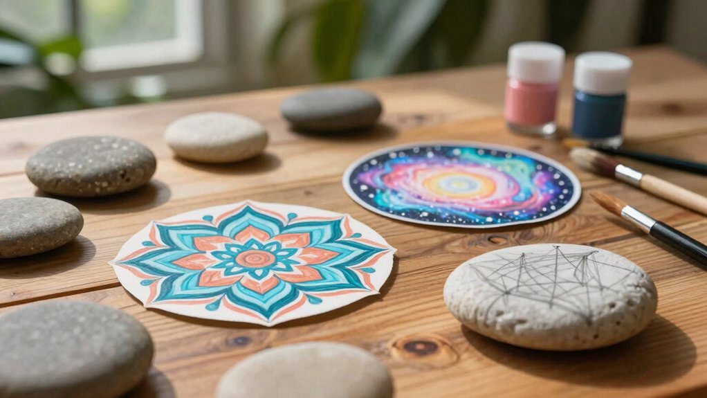beginner rock painting ideas