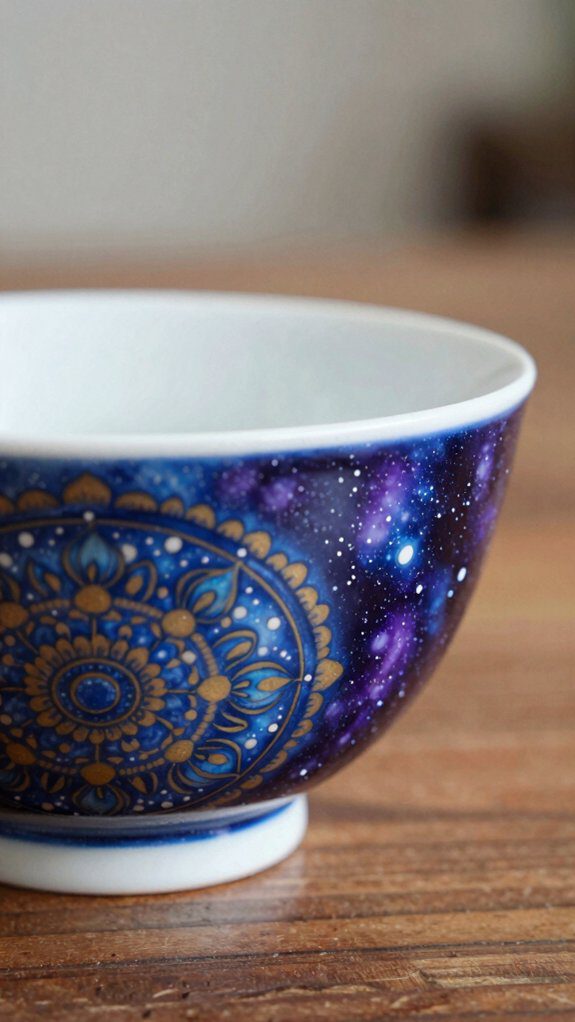 bold mandala and galaxy