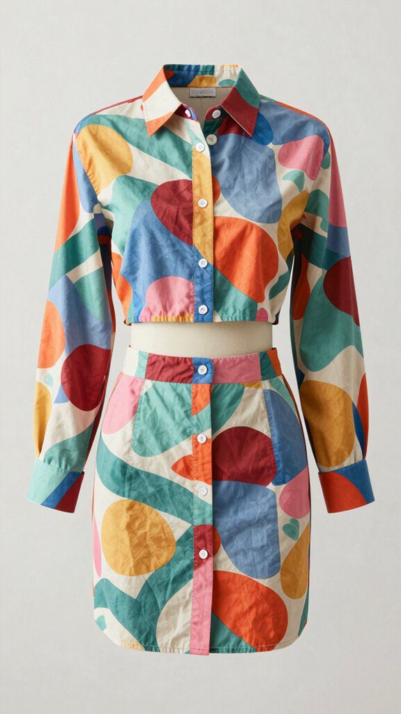button down matching sets creation