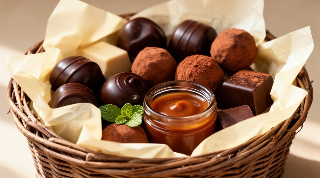 chocolate dessert gift basket