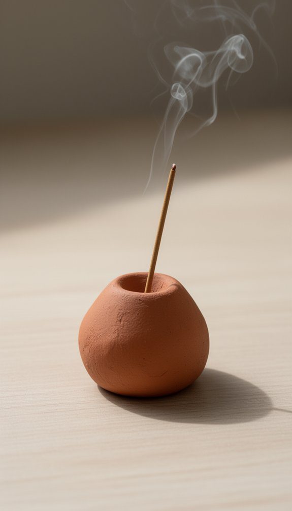 clay incense holder benefits