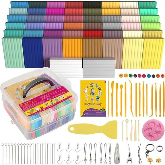 colorful oven bake modeling clay