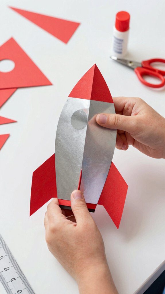 creative rocket building project