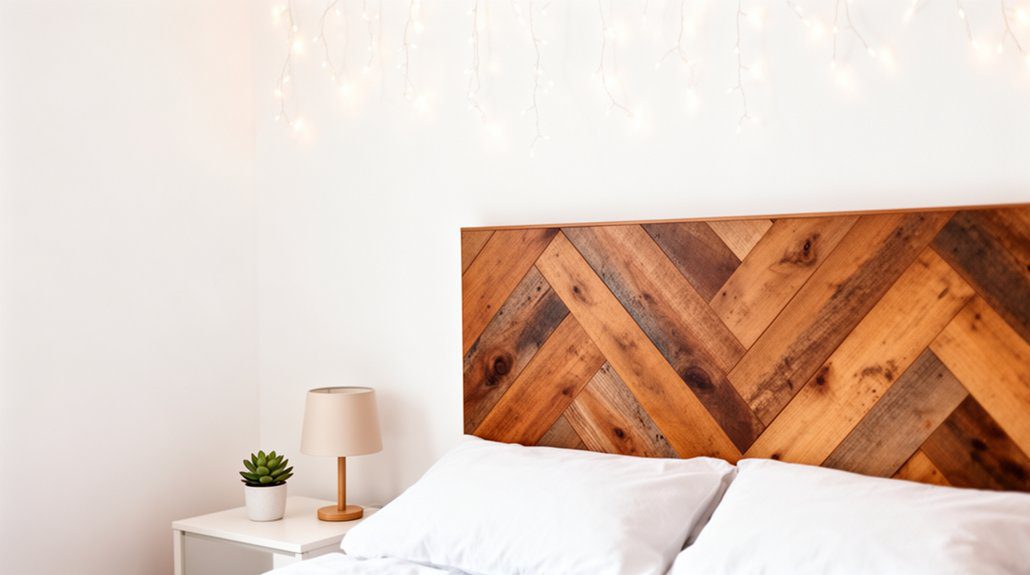 custom diy headboard art