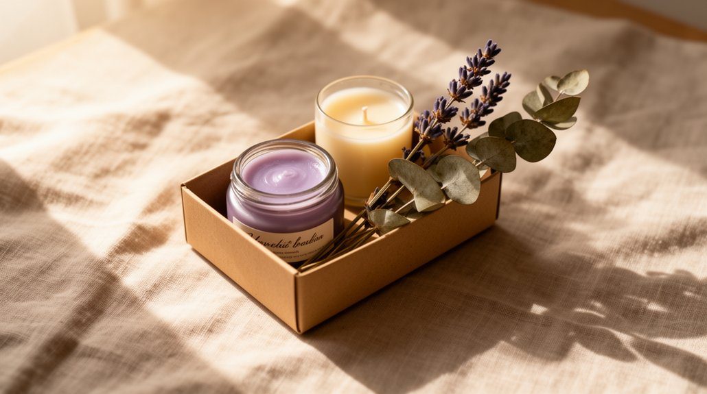 customized self care gift box
