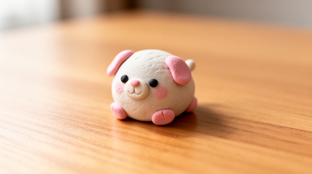 cute mini clay figurine