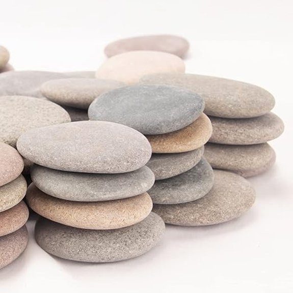 decorative painted river stones