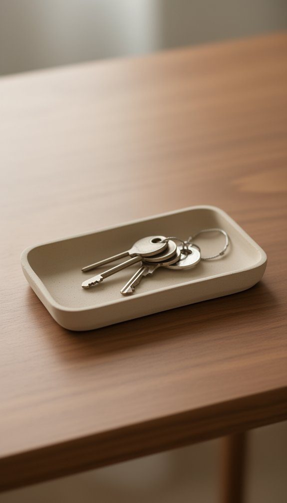 diy clay key tray