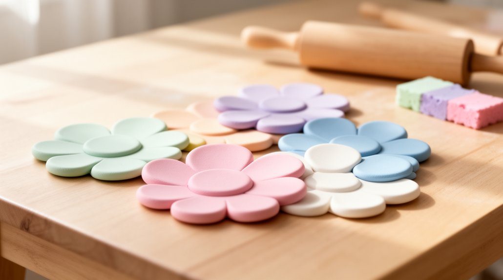 diy flower coasters tutorial
