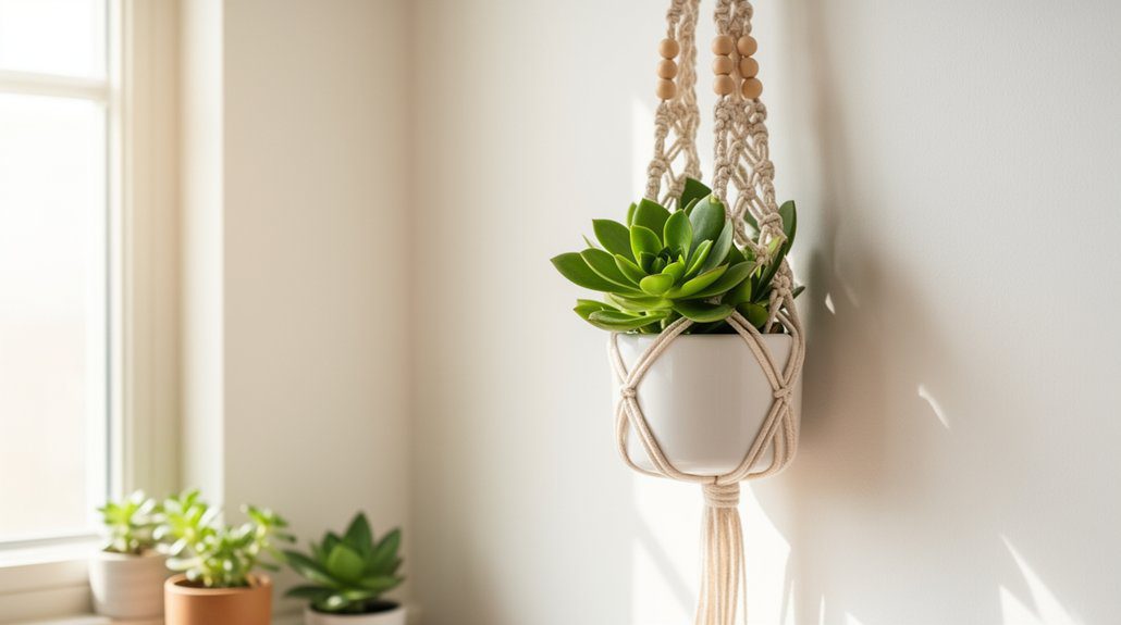 diy hanging plant decor