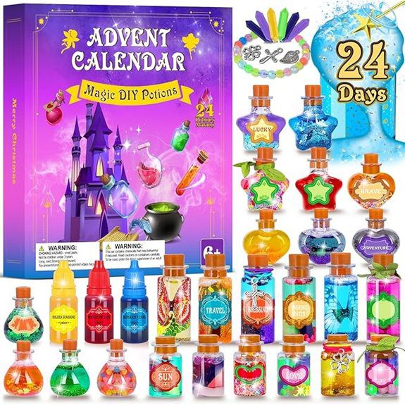 diy potion advent calendar