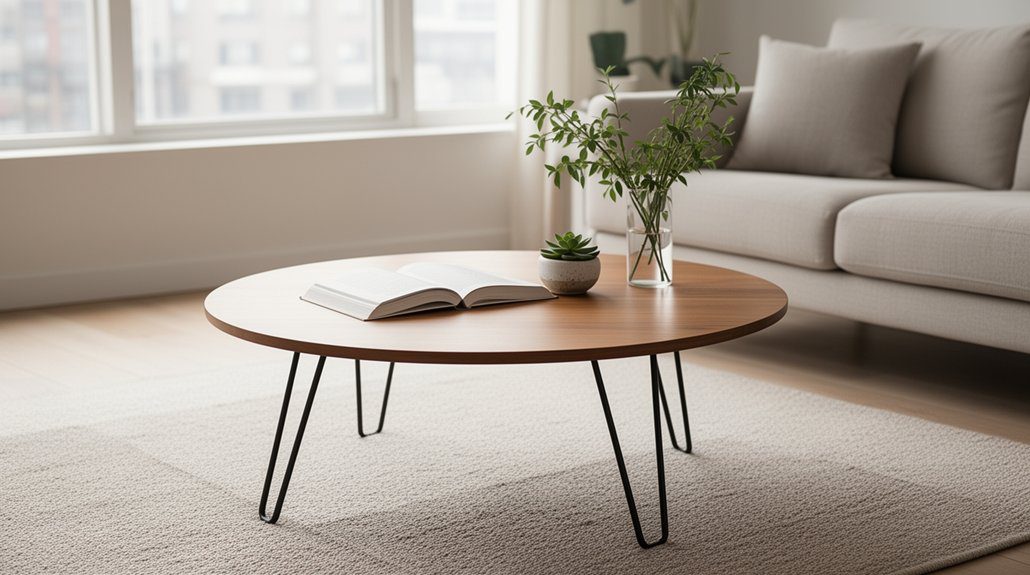 diy round coffee table