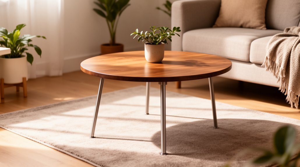 diy small round coffee table