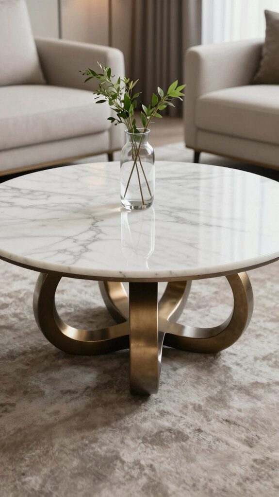 elegant durable marble tables