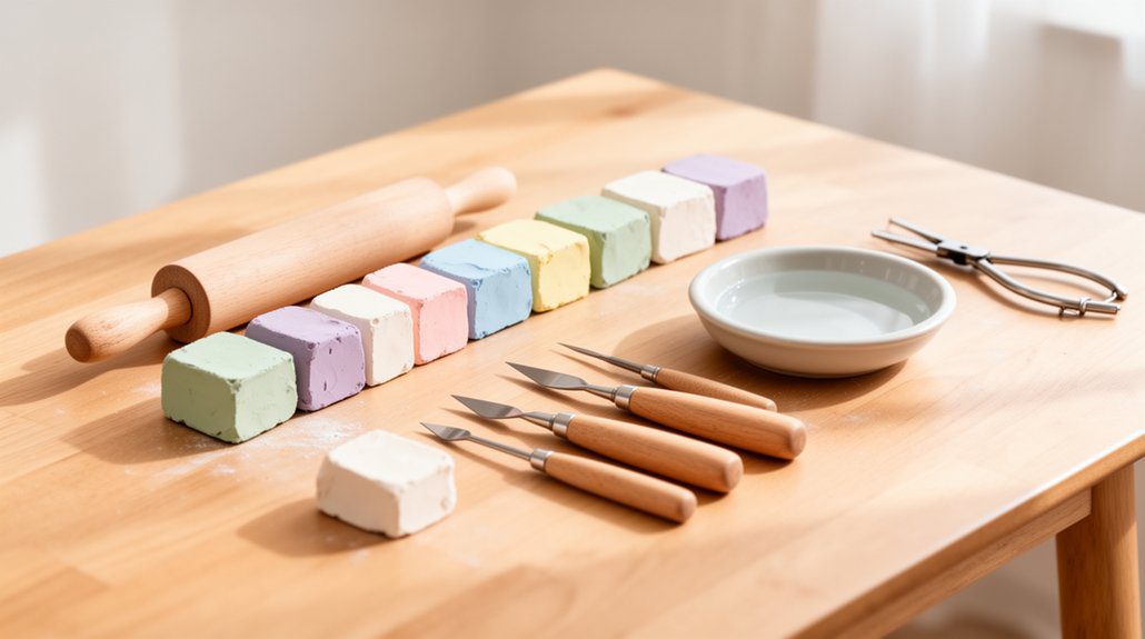 essential air dry clay supplies