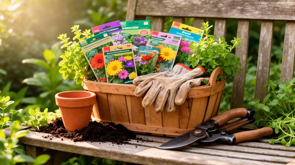 gardening essentials gift basket